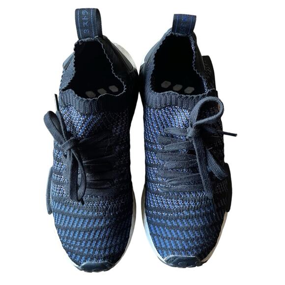 Adidas Running Shoes Womens Size 9 Indigo SnNMD R1 STLT Primeknit Noble AC8326 - Picture 2 of 10